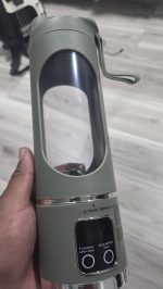 شیکر و اسموتی ساز شارژی اورجینال مدل HS-860 | مخلوط کن 12 تیغه - تصویر 6