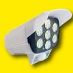 پروژکتور دیواری خورشیدی اورجینال طرح دوربین مداربسته مدل Pr-Cam | چراغ امنیتی سنسوردار - تصویر 6